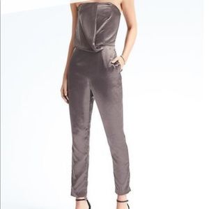 Banana Republic Silver Jumpsuit